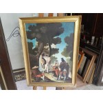 Средна картина масло на платно Испания - 3679